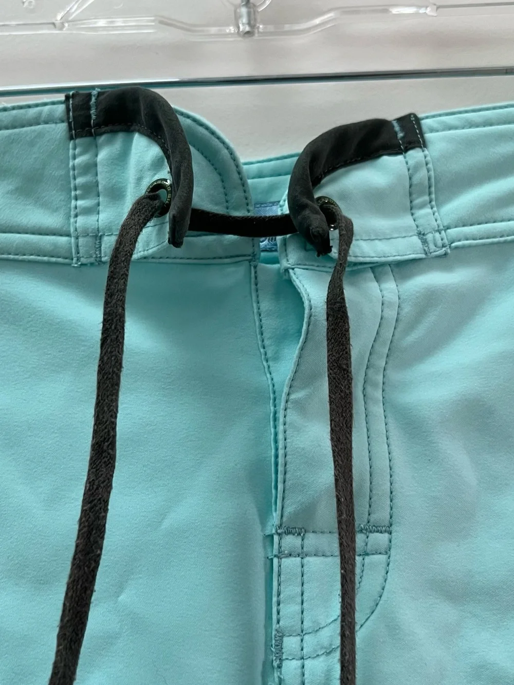 Billabong Aqua Floral Stripe Swim Trunks - Picture 4 of 6